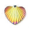 Ion Plating(IP) 304 Stainless Steel Pendants STAS-D025-01M-01-1