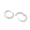 925 Sterling Silver Cubic Zirconia Hoop Earrings ZD9822-6-2