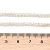 Electroplate Glass Faceted Rondelle Beads Strands EGLA-D020-3x2mm-05-A-4