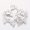 Tarnish Resistant 304 Stainless Steel Charms STAS-Q201-T173-1