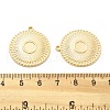 Brass Pendant Cabochon Settings KK-B134-24G-3