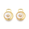 Synthetic White Shell Pendants KK-A165-15G-3