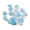 Iridescent Acrylic Bead Caps OACR-C021-08C-1