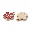 Alloy Enamel Pendants ENAM-N055-033E-NR-3