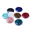 Acrylic Beads X-OACR-T008-01-M-1