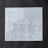 Religion Theme Cross Cabochon Silicone Molds DIY-L071-03-3