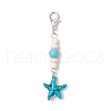 Shell Pendant Decorations HJEW-JM03373-02-4