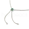 Ion Plating(IP) 304 Stainless Steel Slider Necklace Makings AJEW-JB00950-01-4