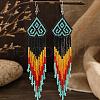 Bohemian Style Tassel Dangle Earrings JV4227-1