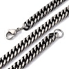 6MM 201 Stainless Steel Twisted Cuban Link Chain Necklaces NJEW-Q013-13A-3