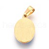304 Stainless Steel Pendants STAS-F185-24G-2
