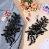 3D Flower Polyester Embroidery Sew on Appliques PATC-WH0012-02A-4