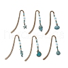 Zinc Alloy Hook Bookmark AJEW-JK00378-2