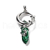 Synthetic Malachite Pendants G-I0322-03P-01-2