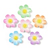 Opaque Resin Enamel Cabochons CRES-D308-11-2