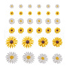 Craftdady 160Pcs 8 Style Resin Cabochons CRES-CD0001-03-2