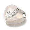 Rack Plating Brass Micro Pave Cubic Zirconia Pendants KK-I722-04P-J-2