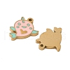 304 Stainless Steel Enamel Pendants STAS-Z139-03G-01-2