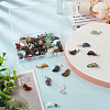 Fashewelry 48Pcs 12 Styles Natural Gemstone Pendants G-FW0001-30-7