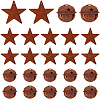 CREATCABIN 40Pcs 2 Styles Iron Pendants IFIN-CN0001-01-1