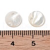 Natural White/Black Shell Carved Pendants SSHEL-D084-01A-3