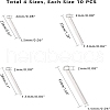 Unicraftale 304 Stainless Steel Pendants STAS-UN0004-36P-3