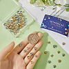 SUNNYCLUE 100Pcs 10 Style 304 Stainless Steel Bead Caps STAS-SC0007-92-3