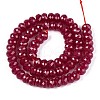Lab Grown Red Corundum Beads Strands G-G106-A45-07-2
