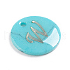 Synthetic Turquoise Charms G-L561-001W-2