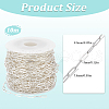 SUNNYCLUE 1 Roll Brass Paperclip Chains CHC-SC0001-06S-2