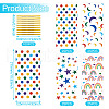 4 Styles OPP Cellophane Candy Storage Bags Sets ABAG-TAC0013-20C-01-4