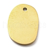Ion Plating(IP) 316L Surgical Stainless Steel Pendants STAS-M317-05G-2