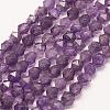 Natural Amethyst Beads Strands G-E359-01-6mm-2