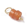 8Pcs 8 Styles Natural Mixed Stone Heishi Beaded Connector Charms PALLOY-JF03583-5