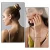 FIBLOOM 8Pcs 2 Color 925 Sterling Silver Extender Chains STER-FI0001-03-7