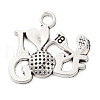 Tibetan Style Zinc Alloy Pendants TIBEP-R334-322AS-RS-1