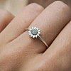 Brass Finger Rings for Women FS-WGD07B7-05-2