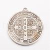 Tibetan Style Alloy Big Pendants TIBEP-A17171-AS-LF-2