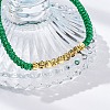 Polyester Cord Braided Bead Bracelets for Women BJEW-L698-01G-05-2