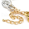 Chunky Aluminum Cable Chain Necklaces for Women NJEW-K261-02PG-4