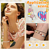  3Strands Handmade Millefiori Glass Bead Strands LAMP-NB0001-99A-6