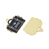 Father's Day Alloy Enamel Pendants ENAM-V001-03B-G-2