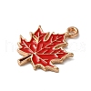 Thanksgiving Day Theme Alloy Enamel Pendants ENAM-M002-03G-03-3