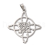 Non-Tarnish 304 Stainless Steel Pendants STAS-U010-10P-1