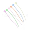 Luminous Silicone Cable Zip Ties AJEW-P104-01F-2