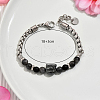 Natural Labradorite Round Beaded Bracelets HN9624-2