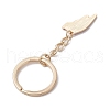 2Pcs Cat Shaped Alloy Enamel Keychains KEYC-JKC01065-5
