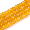 Dyed Natural White Jade Beads Strands G-T139-59A-07-4