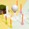 CHGCRAFT 12Pcs Two-tone Plastic Golf Double Tees AJEW-CA0001-62-4