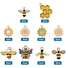 Alloy Enamel Pendants ENAM-TA0001-09-3